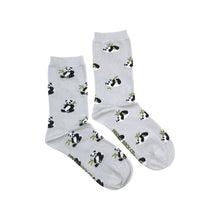 Load image into Gallery viewer, Panda and Bamboo | Women's Mismatched Socks