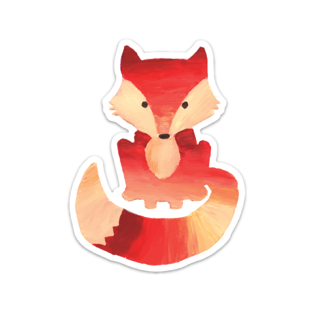 Fox Vinyl Sticker