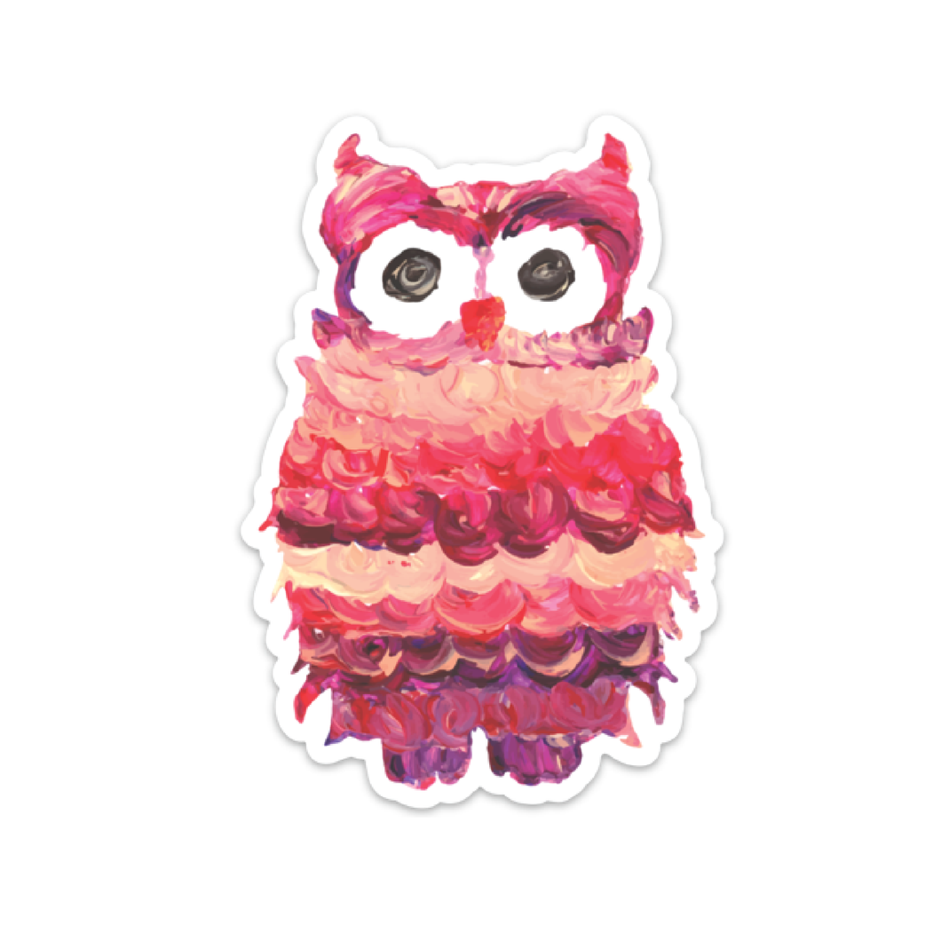Owl Vinyl Sticker