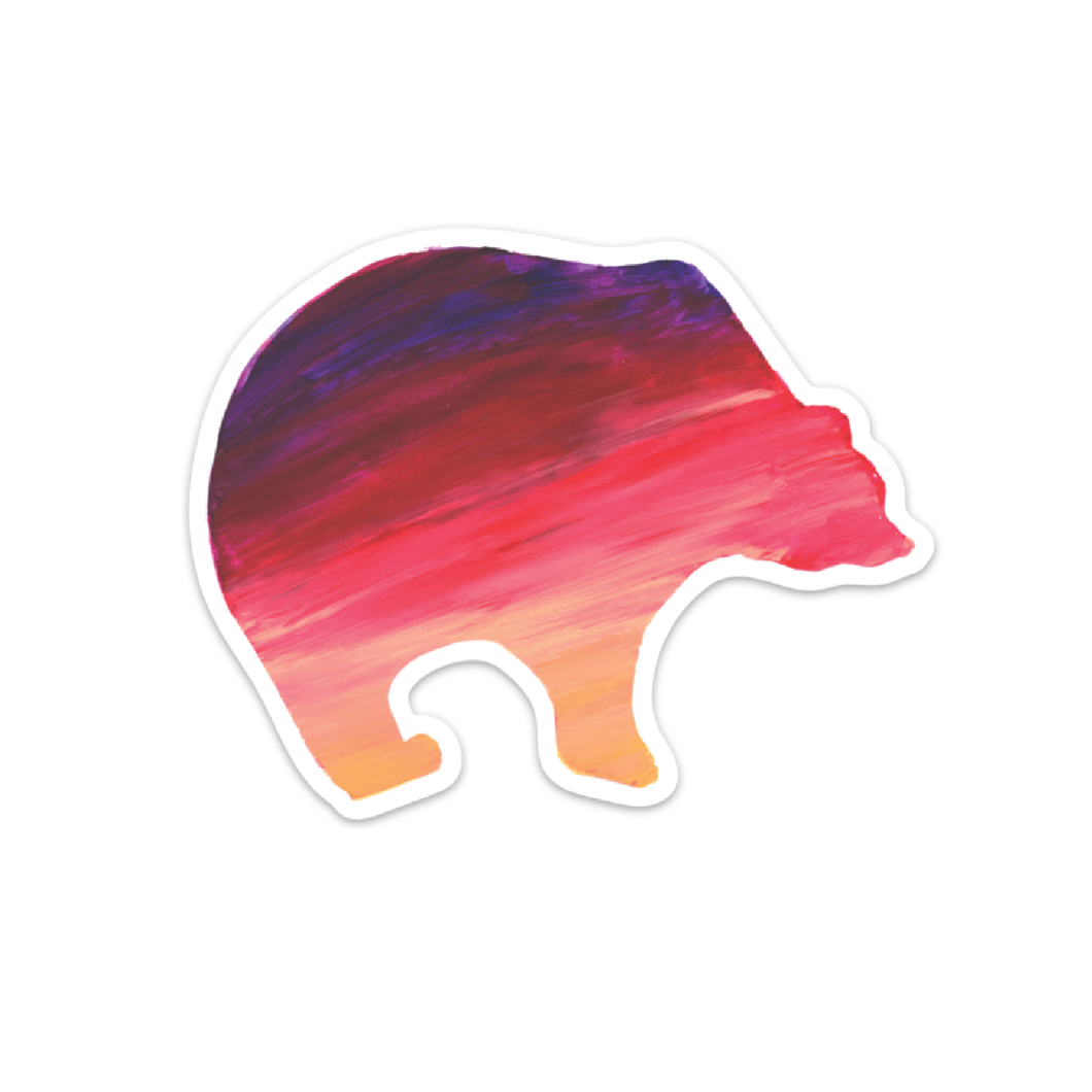 Bear Vinyl Sticker