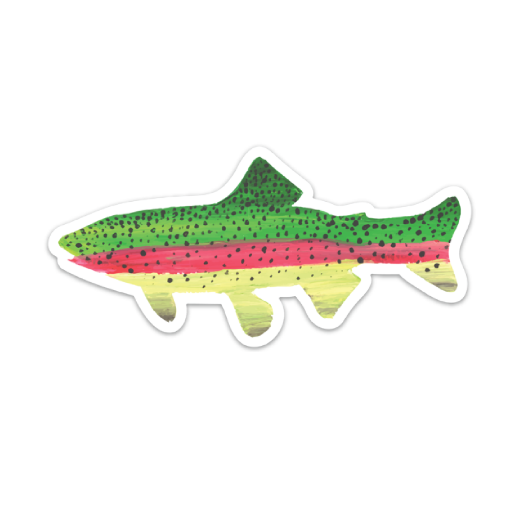 Trout Vinyl Sticker