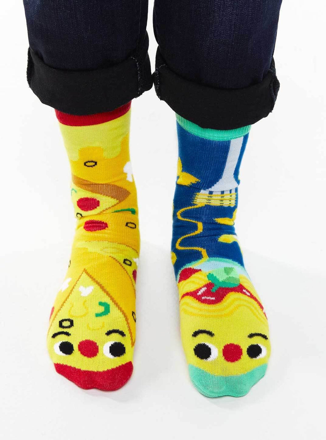 Pizza & Pasta | Adult Socks by Crowded Teeth | Taste Buds