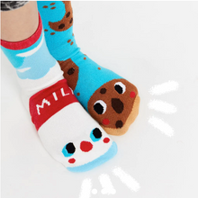 Load image into Gallery viewer, Milk &amp; Cookies | Kid&#39;s Socks| Fun Mismatched Socks
