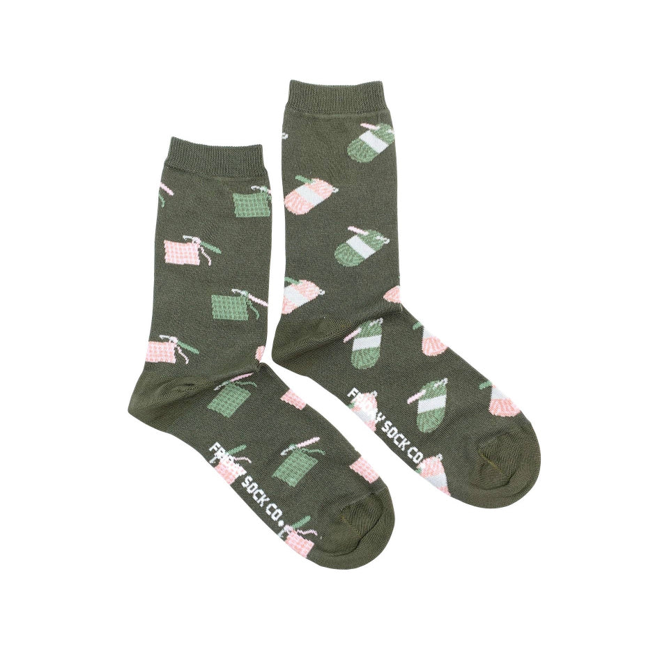 Crochet and Hook  Eco-Friendly Women's Mismatched Socks